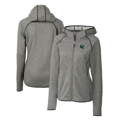 Houston Astros Cutter & Buck Women's Mainsail Sweater-Knit Full-Zip Jacket  - Heathered Gray