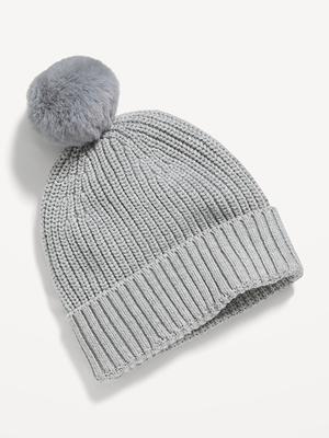 Women's Carhartt Knit Pom-Pom Cuffed Beanie Mink