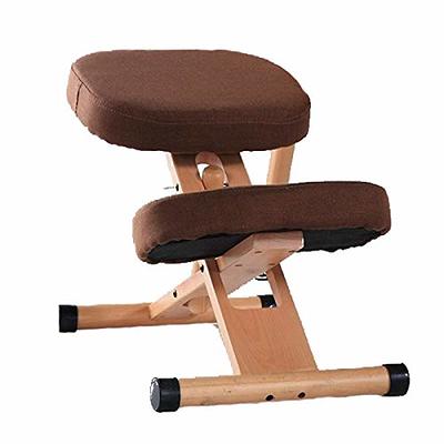 Ergonomic Kneeling Chair with Padded Backrest and Seat