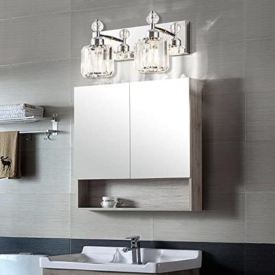 PRESDE Modern 6 Lights LED Vanity Lights for Bathroom Over Mirror(Exclude  Bulb)