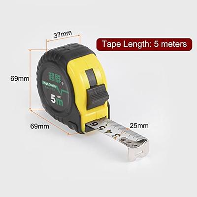 3 Pack Small Tape Measure Keychain Mini Measuring Tape Retractable 6ft 2m  Metric