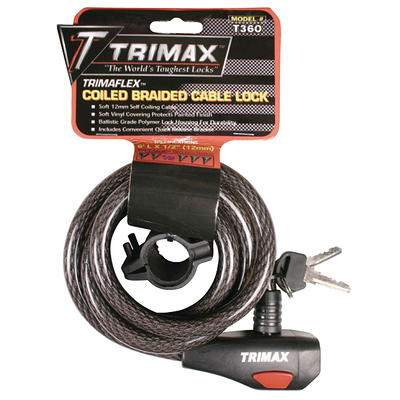 Trimax TQ2572 Trimaflex Integrated Keyed Cable Lock