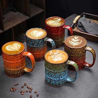  Sweese Stackable Coffee Mugs - 10 Oz Porcelain Cups