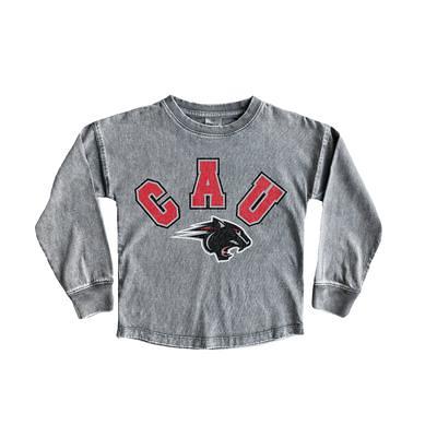 NFL Team Apparel Little Girls' Philadelphia Eagles Junior Cheer Squad Grey  Top