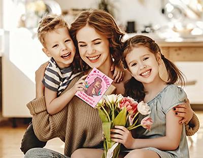 Family - Mother & Kids Happiness Is Being A Mom - Family - Mother's Day  Gift For Mom