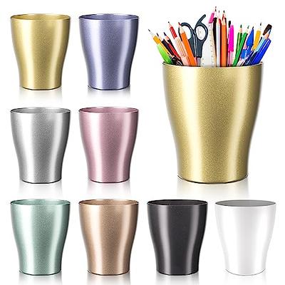 YOSCO Silicone Pencil Holder Round Pen Cup for Desk Cute Office Desktop  Stationery Organizer for Kids Makeup Brush Holder (White) : :  Office Products