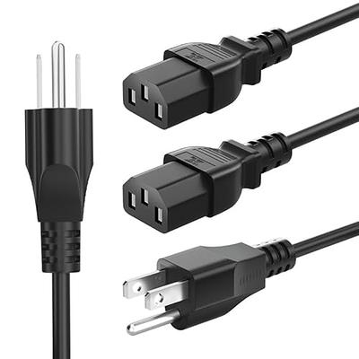 Power Cord Cable Compatible for Instant Pot, Electric Pressure Cooker, Power Quick Pot, Rice Cooker, Soy Milk Maker, Microwaves, Coffee Pot and More