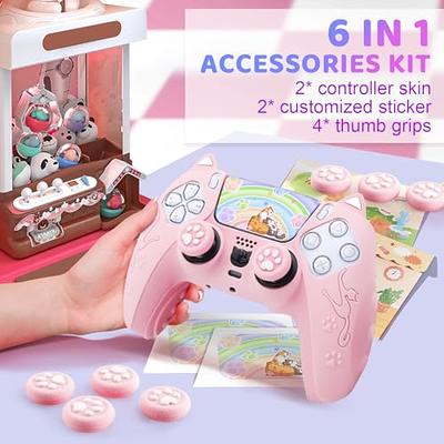 SIKEMAY PS5 Controller Skin 2 Pack, Cute Cat Paw PS5 Controller Cover Case  Anti-Slip PS5 Accessories Silicone Skin Protective Controller Grip for  Playstation 5 DualSense with 4 Thumb Grip Caps (Pink) - Yahoo Shopping