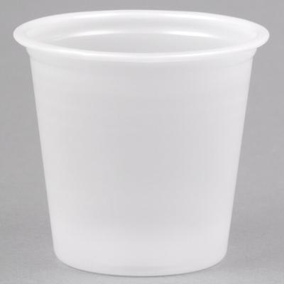 Solo P200N 2 oz. Translucent Polystyrene Souffle / Portion Cup - 2500/Case