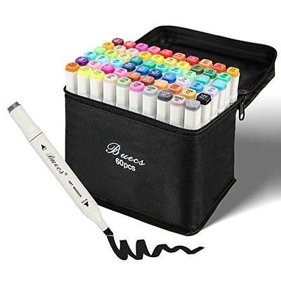 Tommax 80 Colors Dual Tip, Sketch Markers Set for Kids Adults Artists  Painting, Coloring, Sketching, and Drawing Alcohol Based Markers Pen