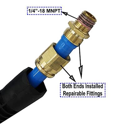 YOTOO Reinforced Polyurethane Air Hose 1/4 Inner Diameter by 50