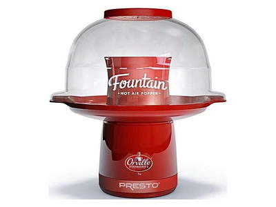 Presto Orville Redenbacher's Fountain Hot Air Popper, Red- 04868 : Target