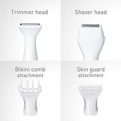 Panasonic Bikini Trimmer and Shaver for Women with 4 Attachments