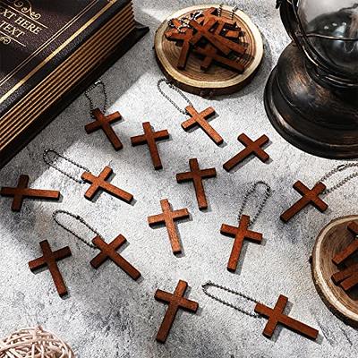 Sasylvia Wooden Cross Charm Bulk Small Cross Charm for Craft Mini Wood  Cross Pendant Christian Baptism Cross Party Favor for DIY Keychain Necklace  Bracelet Jewelry Making(100) - Yahoo Shopping