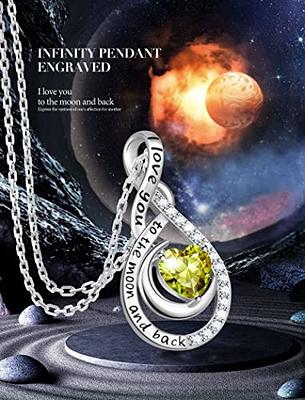 Peridot Topas Gemstone 925 Sterling Silver Oxidized Mothers Gift Pendant /