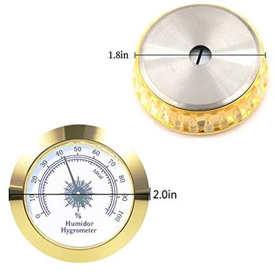 Cigar Hygrometer, Anync Round Hygrometer for Cigar Humidor, Cigar Box/Cigar  Cabinet 2 inch Diameter Gold - Yahoo Shopping