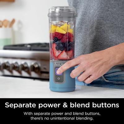 Ninja Blast 16 oz. Personal Portable Blender with Leak Proof Lid and Easy  Sip Spout, Perfect for Smoothies, Denim Blue, BC100NV - Yahoo Shopping