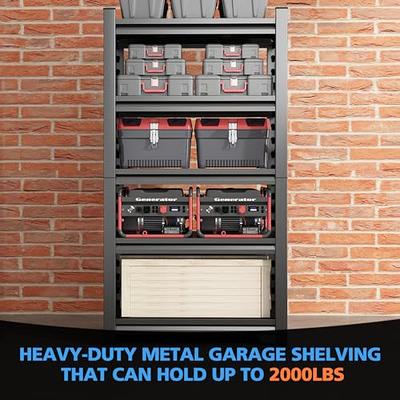 Bezuny Garage Shelving,78 Garage Storage Shelves Heavy Duty Garage Shelf,Adjustable Metal Shelf Storage Units,Heavy Duty Shelves for Storage,Metal