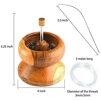 Shop LC Seed Bead Spinner with Big Eye Beading Needle, Clay Bead Spinner  Kit Waist Beads Kit for Jewelry Making Bracelet Maker Stringing Teak Wood  Crafting Gifts - Yahoo Shopping