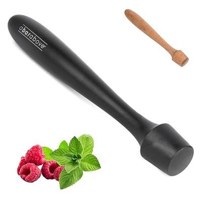 A Bar Above Black Muddler for Cocktails – 12-Inch-Long Cocktail Muddler  Perfect for Crushing Fruit