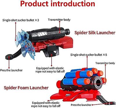 Spider Web Shooter, Super Hero Role-Playing, Hero Launcher Wrist Gloves Toy  Costume for Cosplay 