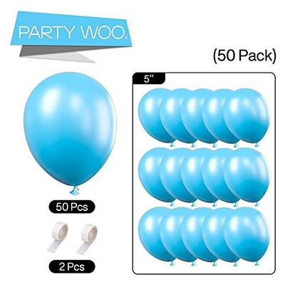 PartyWoo White Sand Balloons, 120 Pcs 5 inch Boho White Balloons, Sand White Balloons for Balloon Garland Balloon Arch As Party Decorations, Birthday