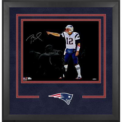 Tom Brady New England Patriots Super Bowl Tickets Framed Iconic Photog