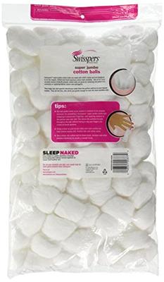 Swisspers Super Jumbo Cotton Balls, 70 count