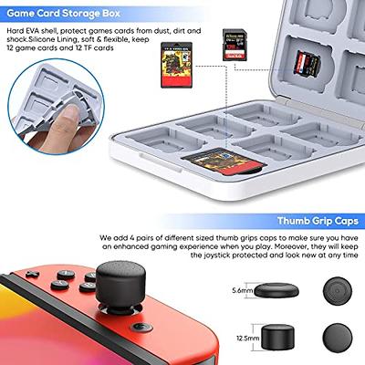 Accessories Bundle for Nintendo Switch OLED 2021 Model with White