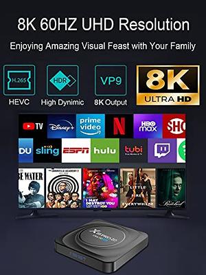 Android TV Box 10.0, T95 Quad-core 64 Bits 4GB RAM 32GB ROM 6K 3D