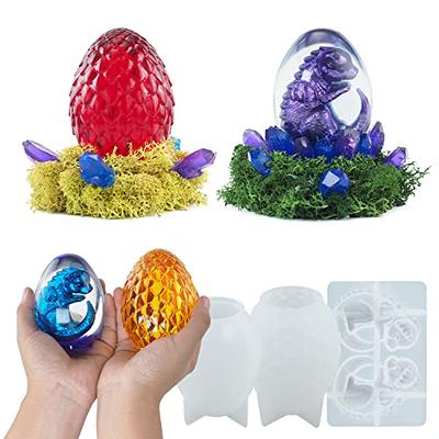 Yalulu 3 Pack Dragon Egg Resin Mold, Dinosaur Silicone Mold Dragon Candle Epoxy  Mold Easter Egg Resin Mold Home Decoration - Yahoo Shopping