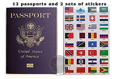 Custom Passport Stamp Transparent Stickers - Travel Bible Shop
