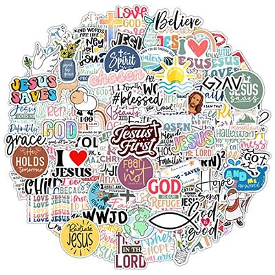 Jesus Christian Stickers for Journaling, 300PCS Bible Verse