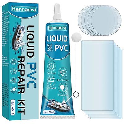 Pool Above Heavy Duty Vinyl Repair Patch Kit for Above-Ground Pool Liner Repair; Glue and Patch Inflatables; Boat; Raft; Kayak; Air Beds; Inflatable