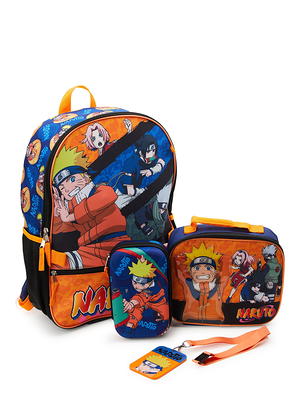 Bioworld Naruto Anime Cartoon Naruto & Sasuke Character Backpack