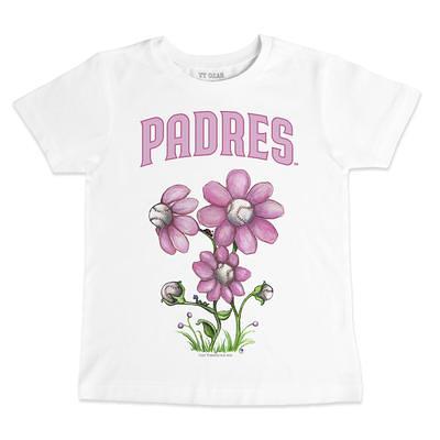 San Diego Padres Tiny Turnip Infant I Love Dad Raglan 3/4 Sleeve T