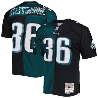 Men's Mitchell & Ness Brian Dawkins White Philadelphia Eagles 2004  Authentic Throwback Retired Player Jersey