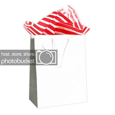 JAM Paper & Envelope 2ct Striped Gift Wrap Rolls Red/White