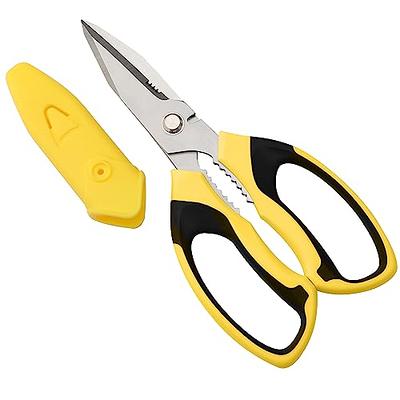 10 Heavy Duty Scissors, Industrial Scissors, Multipurpose, Scissors For  Carpet, Cardboard And Recycle, Professional Soft Grip Stainless Steel  (turquo