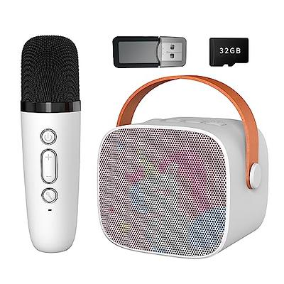 Unicorn Karaoke Singing Machine Speaker Pink With 2 Microphones