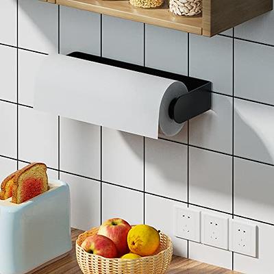 Mbillion Paper Towels Holder Under Cabinet Wall Mount and Self