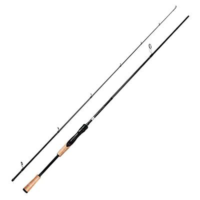 ERCZYO Solid ice fishing rod short plug fishing rod mini straight