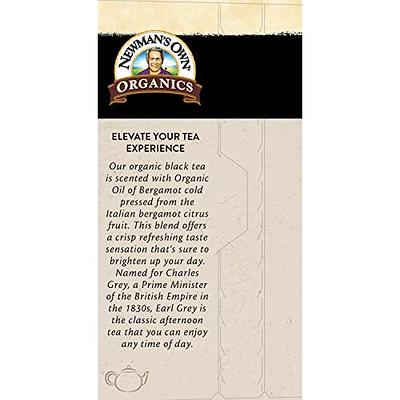 Newman's Own Organic Earl Grey Tea Black Tea Flavoured with Citrus and Bergamot  Black Tea Containing