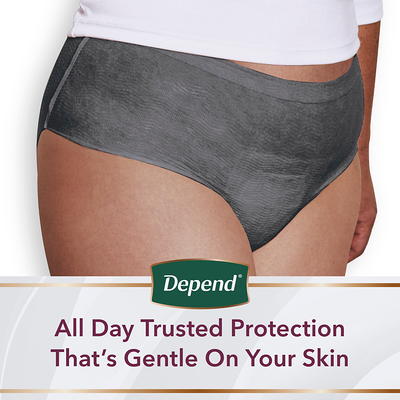 Always Discreet Boutique Maximum Protection Adult Incontinence Underwear  for Women - Peach - S/M - 12ct