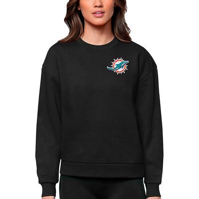 Miami Dolphins Antigua Victory Pullover Hoodie - Aqua