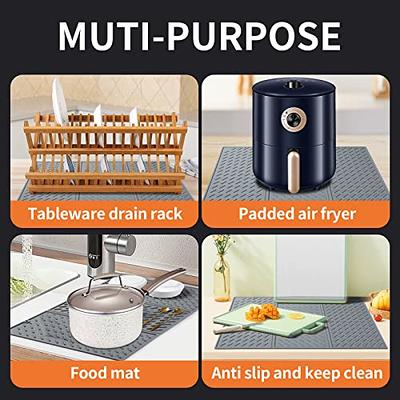 Coffee Mats For Countertop, Espresso Machine Coffee Maker Mat -  Quick-drying Dish Drying Mat, Kitchen Draining Mat For Kitchen Counter-top  Sink Table