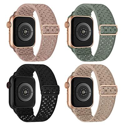 Adorve 4 Pack Sport Bands for Apple Watch