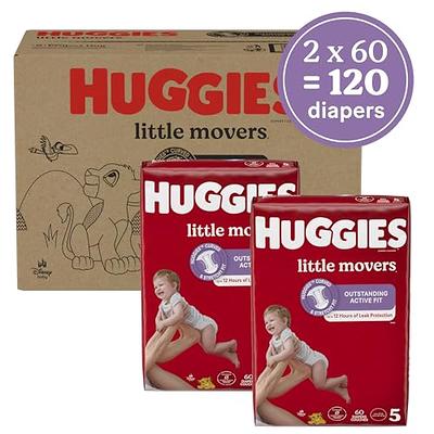 Huggies Little Movers Baby Diapers, Size 6 (35+ lbs), 76 count