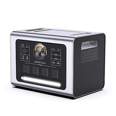  [10ms UPS and APP Control] BigBlue CellPowa 2500 Solar  Generator with Touch Screen, 1843Wh Power Station with 1200W Input, LFP  Battery with GPS, 6 AC Outlets (5000W Surge) for Camping, Power