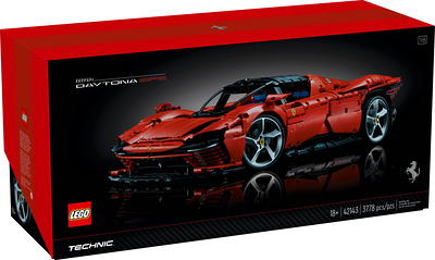 LEGO Technic Ferrari Daytona SP3 42143, Race Car Model Building Kit, 1:8  Scale Advanced Collectible Set for Adults, Gift for Car Lover 